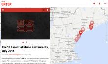 "The 18 Essential Maine Restaurants, July 2014"